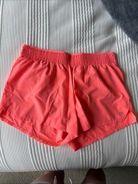 Neon Coral Gap Fit Athletic shorts Medium